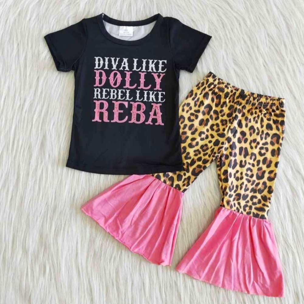 2 Piece Dolly and Reba Outfit